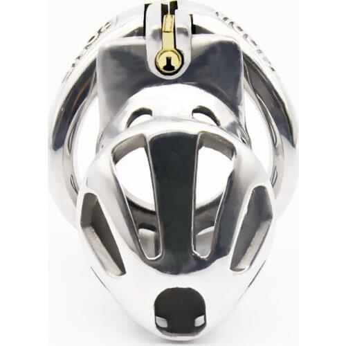 Male Stainless Steel Long Short Penis Cage Bird Chastity Device Metal Cock Ring Lock Slave BDSM Bondage Restraint Sex Toy Men