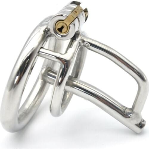 316 Stainless Steel Male Chastity Cage Device Male Cock Penis Ring With Stealth Lock Sex Toys for Men Couples Adults 18+ Erotic