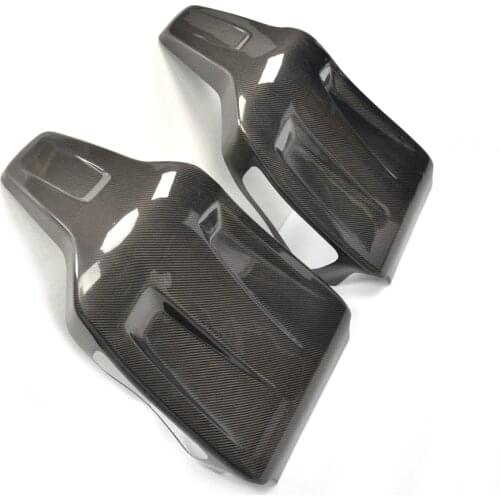 Car Seat Back Auto Car Chair Back Cover Trim For Benz C63 W204 AMG Only 2008-2012 Rear Back Seat Trim Cover Carbon Fiber