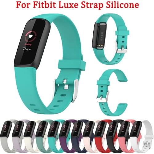 2021 New High Quality Watch Strap For Fitbit Luxe Bracelet Sport Watch Bands Silicone Wristband For fitbit luxe Accessories