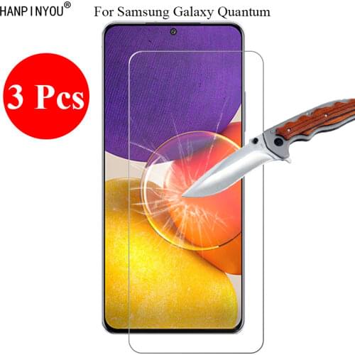 3 Pcs/Lot New 9H 2.5D Tempered Glass Screen Protector For Samsung Galaxy A Quantum 2 / A82 5G 6.7" Protective Film + Clean Tools