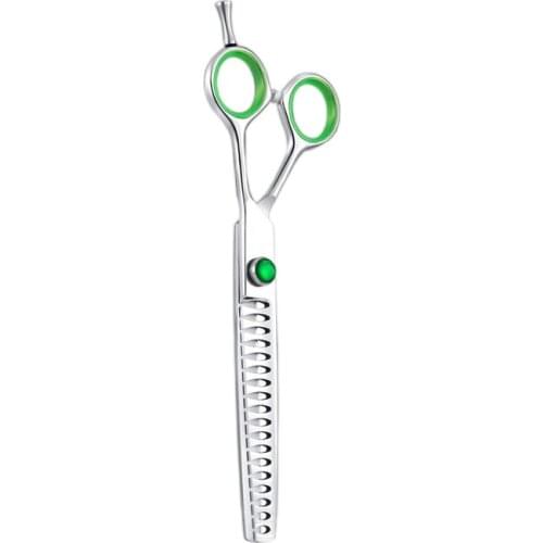 7 Inch Professional Salon Haircut Japanese Stainless Steel 440C Barber Hair Thinning Titanium Coated Scissors