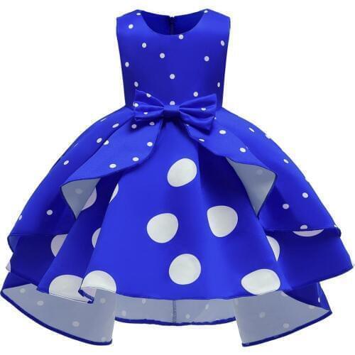 Embroidered girls princess dress Kids for party elegant princess dress Half sleeve Satin Flower Kids dresses for girls Vestidos