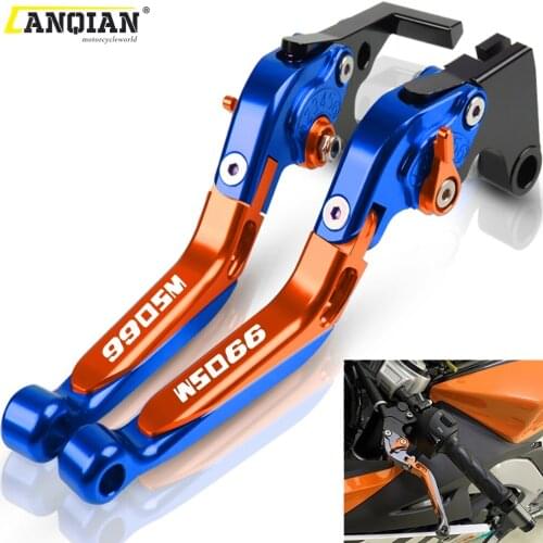 For 990SM 2007 2008 Motorcycle Adjustable Handlebars Lever handbrake Extendable Brake Clutch Levers 990 SM Accessories