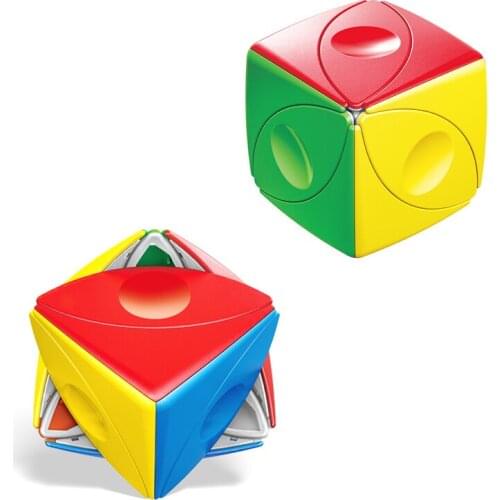 Shengshou Magic Eye 3x3x3 Speed Stickerless Cube Twist Ultra-Smooth Toys Professional Gift Kids