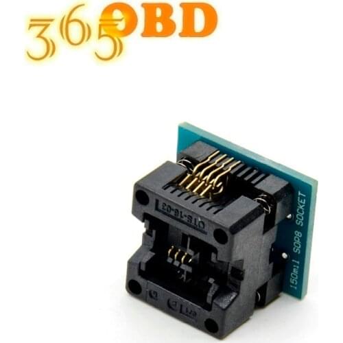SOIC8 SOP8 to DIP8 EZ Socket Converter Module Programmer Output Power Adapter With 150mil Connector SOIC 8 SOP 8 To DIP 8