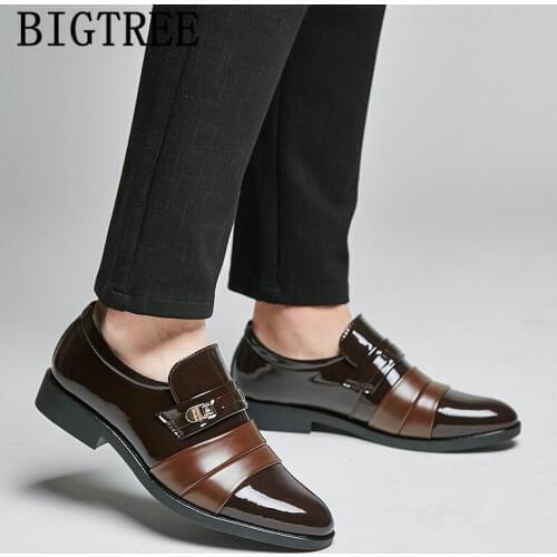Italian Fashion Formal Shoes Men Dress Loafers Oxford Shoes For Men Office Shoes Men Zapatos Para Hombre Scarpe Uomo Eleganti