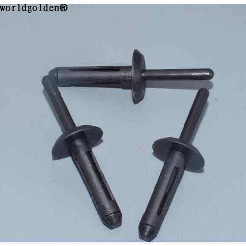 Worldgolden 100pcs plastic clip Blind Rivet for GM#10036503