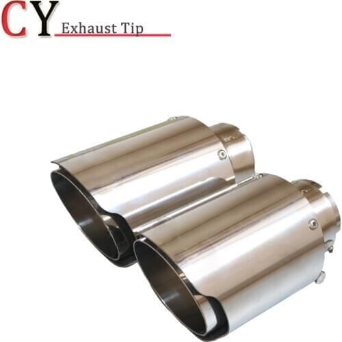 1PCS Universal 304 stainless steel Exhaust Tip/Muffler pipe