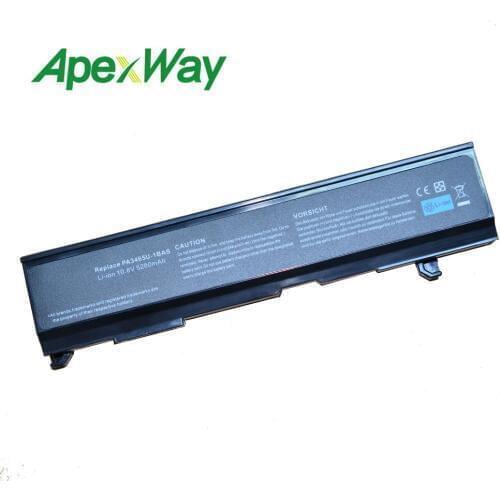 11.1/10.8V 4400mAh Replacement Laptop Battery For Toshiba PA3465U-1BRS PA3465U-1BAS 3451 A135 M55 M40 PABAS069