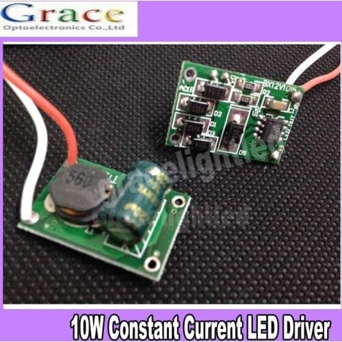 50pcs 10W Constant Current LED Driver DC9-24V to DC8-11V 850mA for 10W High Power LED