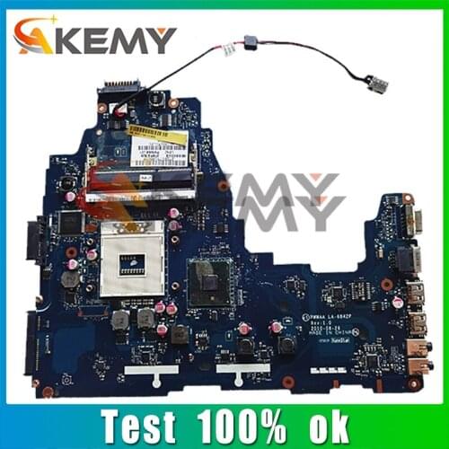 AKEMY K000111440 PWWAA LA-6842P laptop Motherboard for Toshiba C660 C660-1F1 K000111440 DDR3 tested warranty 60 days free cpu