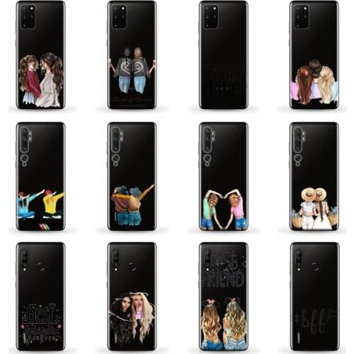 Friends girls Phone Case for SAMSUNG A51 52 50 71 31 21 S 21 ultra 20 fe plus XIAOMI redmi note 10 8 9 pro HUAWEI P 30 40 lite