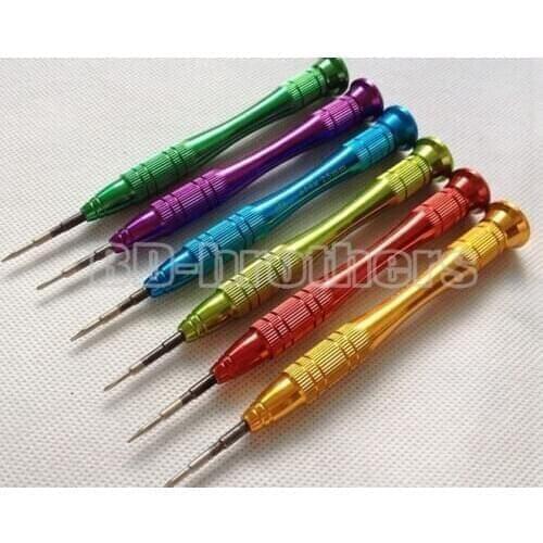 CR-V Metal Torx T2 T4 T5 T6 0.8 Pentalobe 1.5 Phillips 0.6Y 1.5Y 2.0Y Tri Wing Screwdriver for Cellphone DIY Repair 100pcs/lot