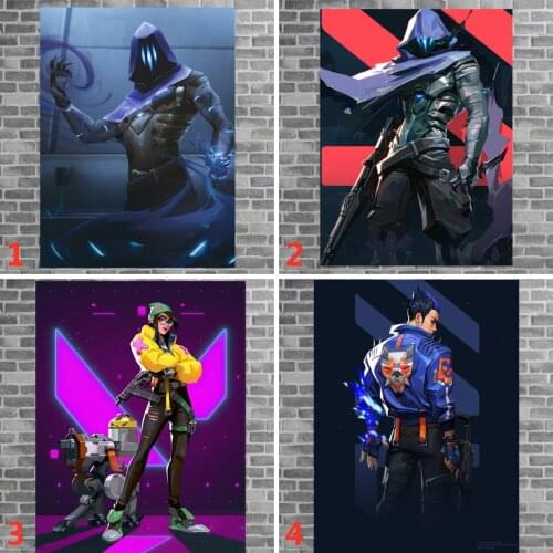 Valorant Game Poster Anime HD Poster Canvas Oil Painting Live Room Wall Scroll Wall Stickers Poster Home Decoration Painting