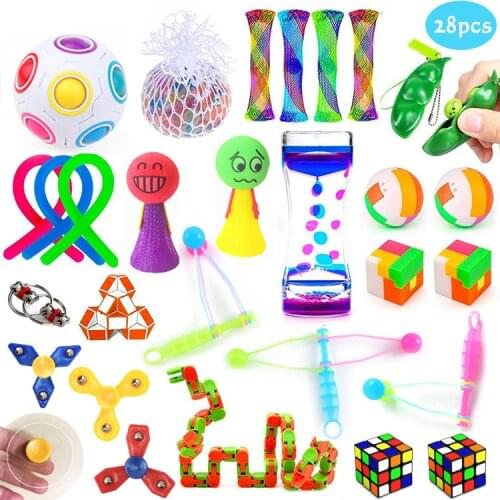 Adult Child Push Bubble Sensory Toy Autism Needs Squishy Stress Reliever Toys Funny Anti-stress Fidget It Decompression Gifts
