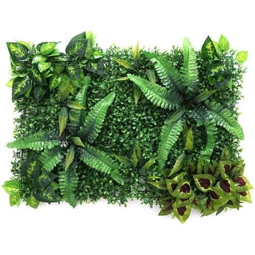 Artificial Flower Wall Plant Wall Lawn Artificial Creeper Fern Leaf Plastic Grass DIY Wedding Hotel Party Background Decoration