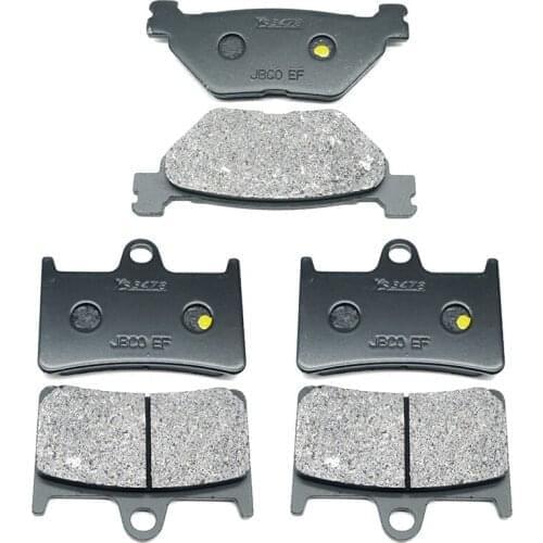 For YAMAHA XV1700PC Road Star Warrior 02-09 XV1700PCN Midnight 06-09 XV1700PCR 04-05 XV1700 XV Front & Rear Brake Pads Kit Set