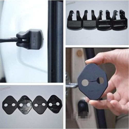 Lapetus Plastic Inner Door Arm Stop Rust Waterproof & Door Lock Protector Buckle Cover Trim For Toyota RAV4 Rav 4 2013 - 2018