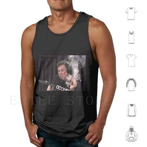 Elon Musk Dank As F#Ck Tank Tops Vest Weed Tesla Elon Musk Dank Meme Vaporwave Drugs God Money Capitalism America
