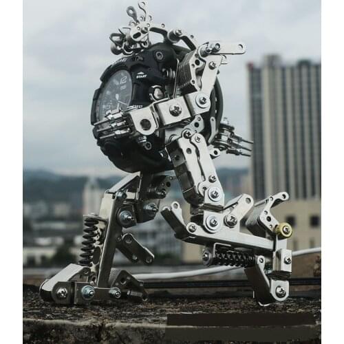 Strengthen JOYTOY Steel bone armour Grey Mechanical Collection Action Figure Model Finished Product Free Shipping 1/25