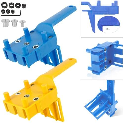 15pcs Drill Guide Kit 6/8/10mm Dowel Bit Set Jig Woodworking Oblique Hole Locator Drill Bits Pocket Hole Jig DIY Carpentry Tools
