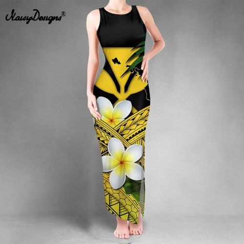 Noisydesigns Bodycon Prom Dresses Fashion Women 2021 Summer Elegant Boho Hawaiian Floral Sexy Dress With Slit 4XL Dropshipping