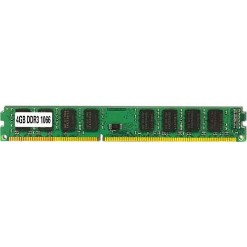 RAM Desktop Memory DDR3 1066MHz 1.5V 240-Pin Computer Memory for AMD Computer Memory Double-Sided 16 Particles