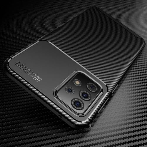 Carbon Fiber Pattern Luxury Fundas TPU Bumper Cover For Samsung Galaxy A72 A52 A32 4G 5G A325F A326B Case Coque Shockproof Shell