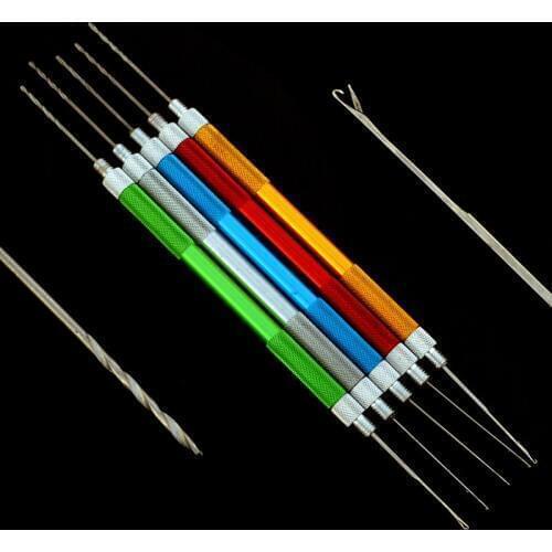 Carp Fishing Bait Tool 1 Piece 2 in 1 Aluminum Alloy Removable Carp Fishing Bait Drill Baiting Needles Carp Fishing Accessories