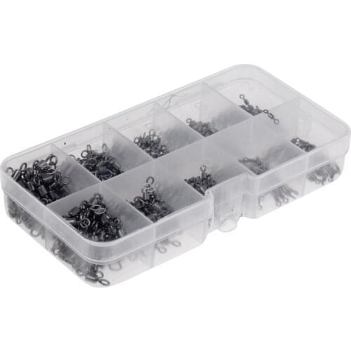 Ball Bearing Carabiner Pegs Solid Rings With Hook - Fishing Plugs (500 Pieces)