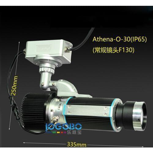 Free Shipping Outdoor Wall Display Lighting 30W LED Waterproof IP65 Gobo Projection Effect Aluminum Street Garden Sconce Lamp