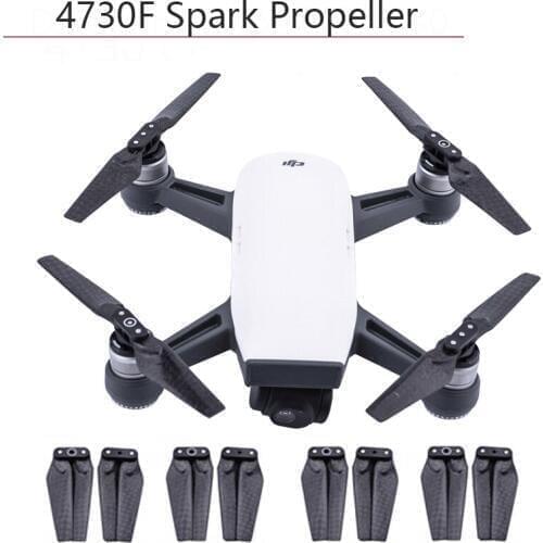 8pcs 4730F Blades 4730 Folding Props for DJI SPARK Carbon Fiber Propellers Drone Quick Release CCW CW Propeller Parts