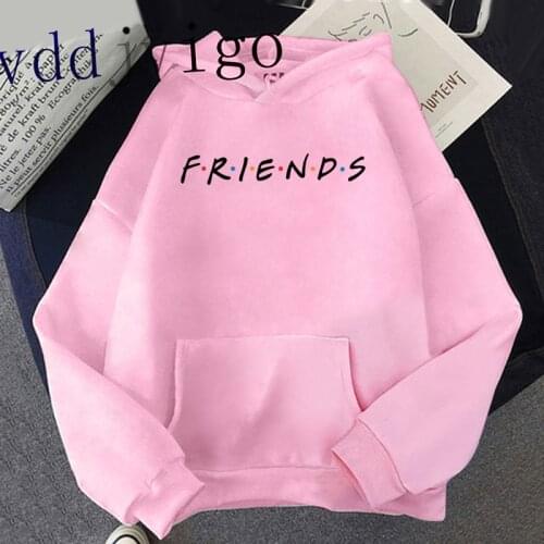 Women Vintage Anime Graphic Ullzang Sweatshirt Friends Tv Show Harajuku Funny Cartoon 90s Hoodie Fashion Streetwear Hoody Female