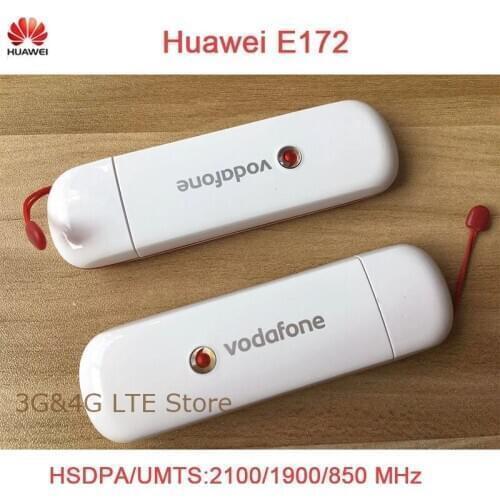 100pcs/lot dhl free Used Unlocked HUAWEI E172 HSDPA 7.2Mbps USB Stick