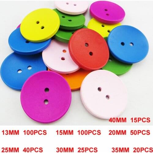 13MM~40MM painting MIXED wooden shirt bow buttons 7 Color Brand coat boots sewing decoration button garment MCB-066g