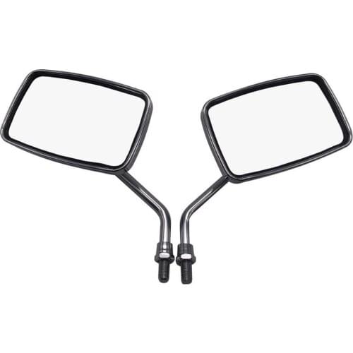 2Pcs 10mm Motorcycle Rearview Mirror Modified Scooter E-Bike Rear View Mirrors Back Side Convex Mirror Motocross Accessories