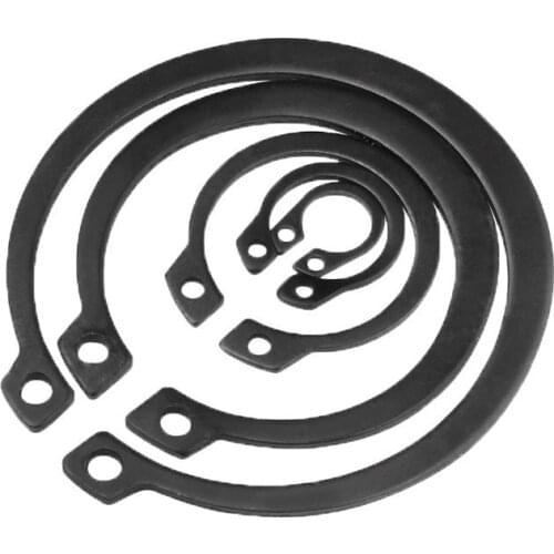 20-100pcs External Retaining Circlip for shaft E type cir clip kit Washers Carbon Steel Internal Snap Ring Hardware Fastener