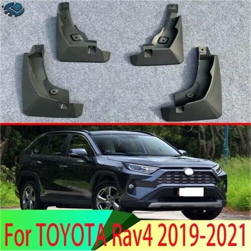 For TOYOTA Rav4 2019 2020 Decorate Accessories 4PCS Mud Flaps Splash Guards Fender Mudguard Kit Mud Flap Splash Guards Mudguard
