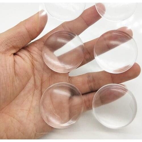 Safety Shock Absorber Door Handle Bumpers Mute Transparent Door Stoppers Wall Protection Security PU Waterable Bathroom Tools