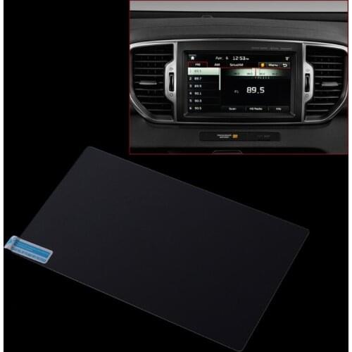 Car Navigation Tempered Glass Screen Protector Steel For Kia Sportage QL