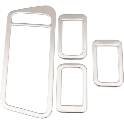 Car Accessories Stainless Steel Car Interior Decoration Door Window Switch Cover Trims For Volkswagen VW Golf 7 MK7