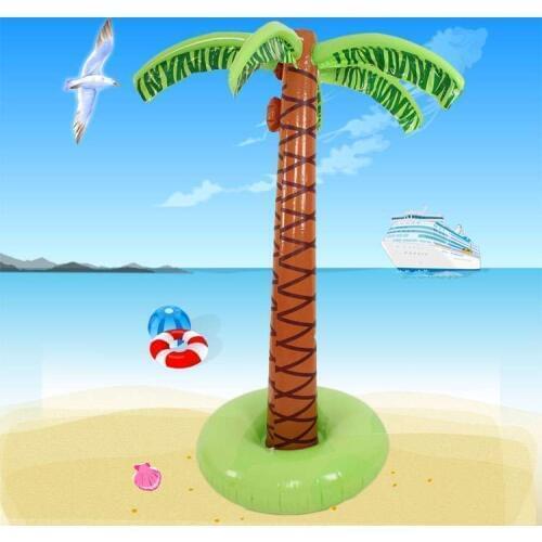 Large Indoor And Outdoor Hawaiian Simulation For Coconut Tree Inflatable Fake Green Plant Hotel Living Room Decorations 2021
