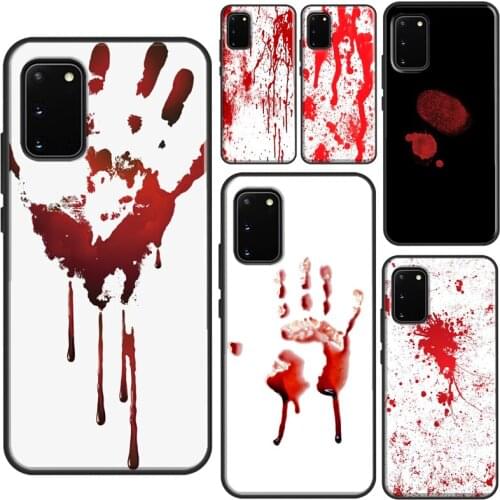Bloody Blood Hand Cover For Samsung Galaxy S10 Plus S8 S9 S20 FE Note 10 Plus S10e Note 20 Ultra S21 Case