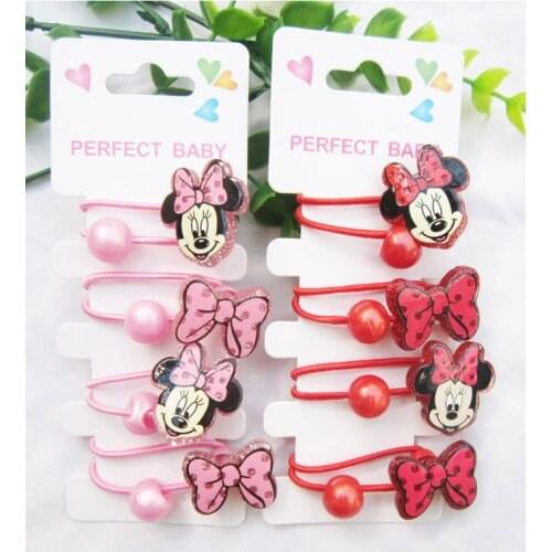 Disney cute classic Mickey mouse childrens hair accessories hair rope all-match headdress fashion temperament jewelry