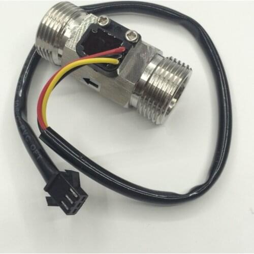 SUS304 3/4"water flow sensor Turbine meter stainless steel Magnetic Hall effect sensor