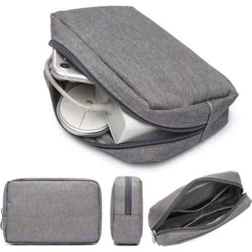 Travel Closet Organizer Case for Headphones Storage Bag Digital Portable Zipper Accessories Charger Data Cable USB Bags