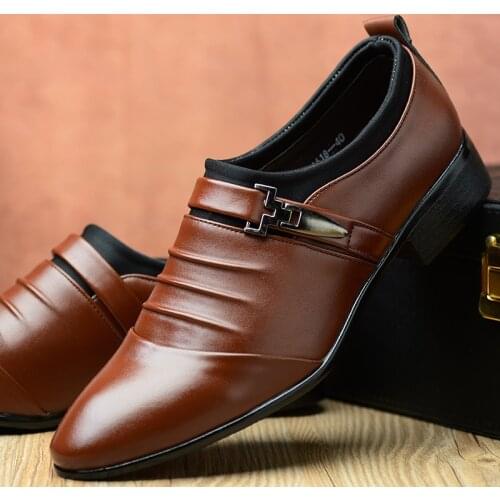 Мужские лакированные туфли GAOKE China At AliExpress