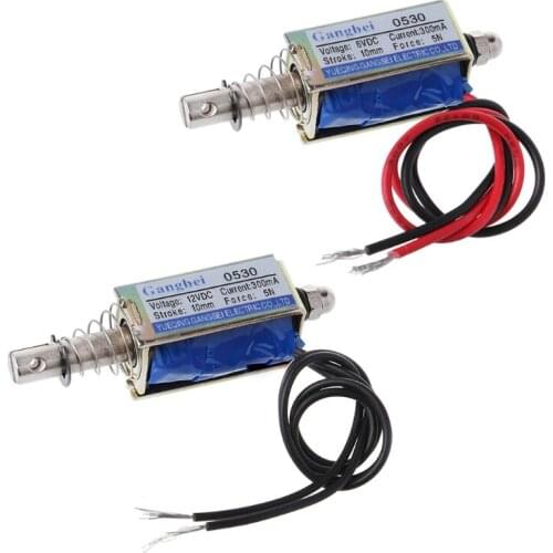 JF-0530B DC 6V 12V Push-Pull Type Gangbei-0530B Frame DC Solenoid Electromagnet