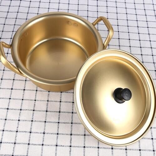 KOREA Traditional Pot Aluminum Ramen Noodle Pot 14 16 18 20cm - 20cm